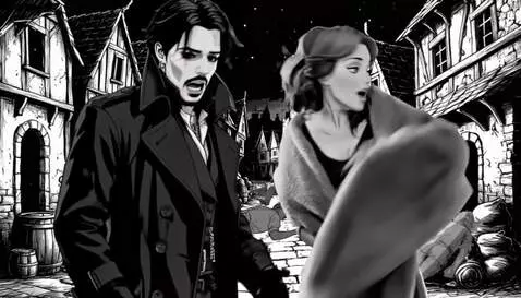 AI Video from prompt: мужчина и женщина о чем-то быстро разговаривают,