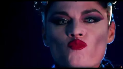 AI Video from prompt: Looking at viewer Sucking lips.