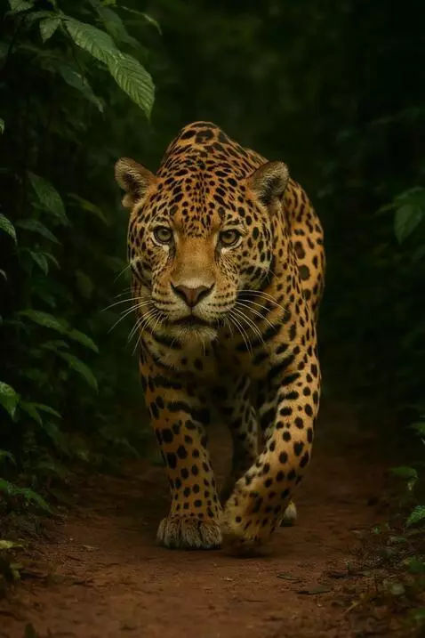 AI Video from prompt: Modify this image put the jungle Indonesia a lit