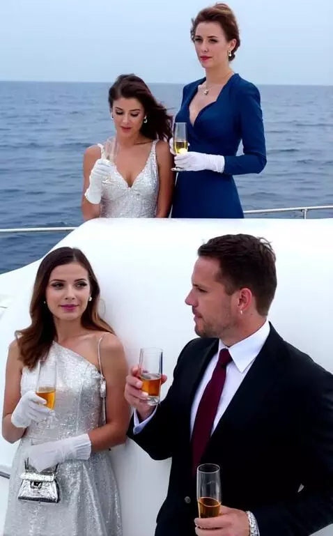 AI Video from prompt: Задний фон исчезает и эти мужчина, женщина и дев