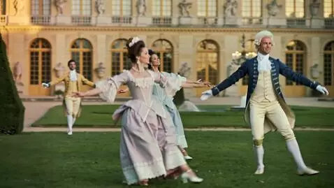 AI Video from prompt: Historical characters in exquisite 18th century 