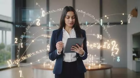 AI Video from prompt: A young female teacher standing on a modern scho