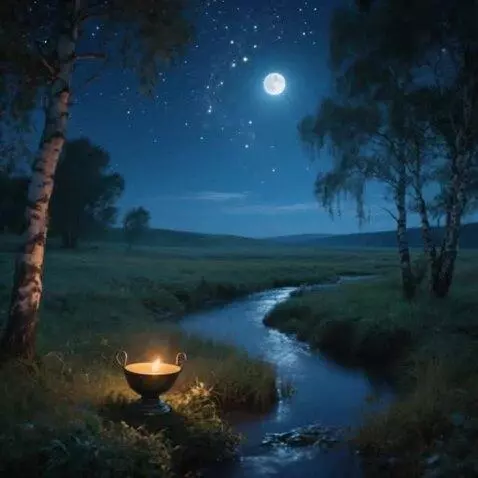 AI Video from prompt: Наполнен звёздный ковш раздумьями о жизни! И, ка