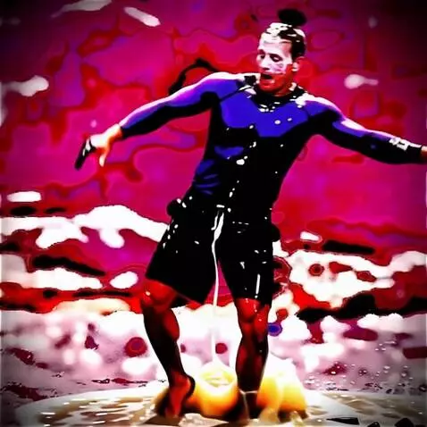 AI Video from prompt: A flood of coconut oil fills a room while the ma