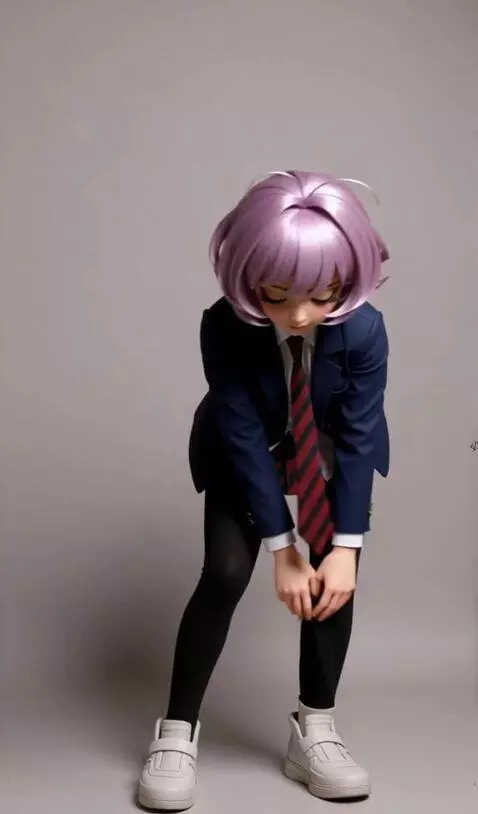 AI Video from prompt: She takes off her socks