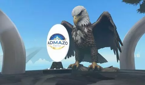 AI Video from prompt: Make the eagle look excited that the egg getting