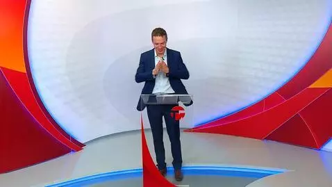 AI Video from prompt: the man begins to dance with wave-like hand move