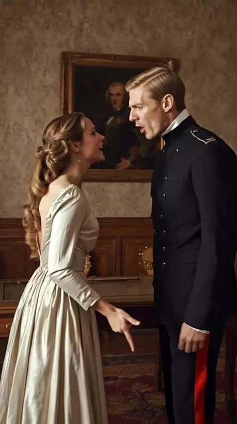 AI Video from prompt: A woman argues with a man. **The camera quickly 