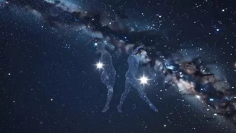 AI Video from prompt: Красивое темно-синее  звёздное небо . Звезды мер