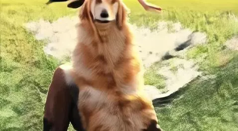 AI Video from prompt: Dog telling his people how he misses them but th