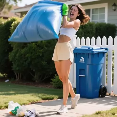 AI Video from prompt: Молодая женщина со светлыми волосами, собранными