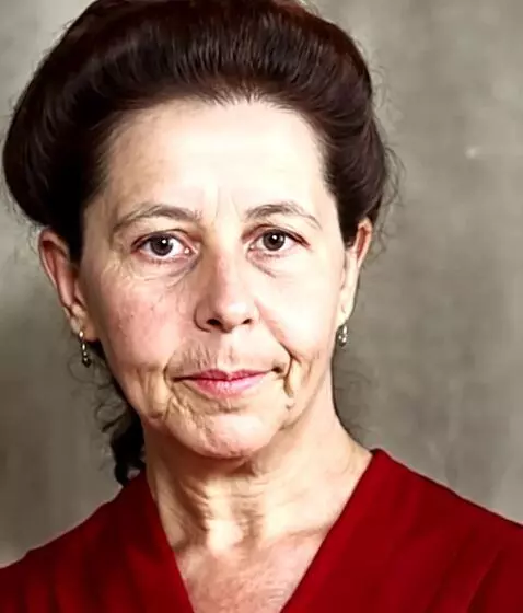 AI Video from prompt: Рот чуть-чуть приоткрывается в лёгкой, вежливой 