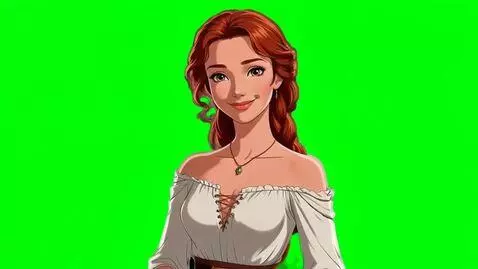 AI Video from prompt: девушка очень нежно улыбается