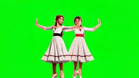 AI Video from prompt: девушка красиво танцует, вальс, балет