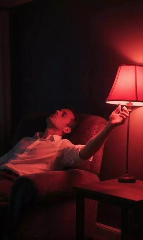 AI Video from prompt: The man repeats the actions: pulls the cord of t