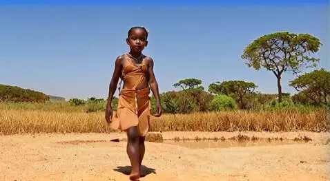 AI Video from prompt: Young African  2 piece