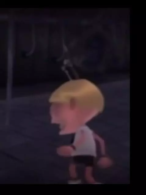 AI Video from prompt: Он увидел гориллу и говорит "на до сваливать"