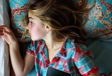 AI Video from prompt: girl roll over, camera zoom out