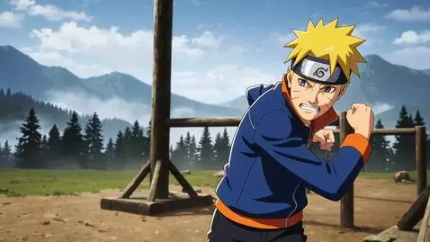 AI Video from prompt: Anime fight naruto