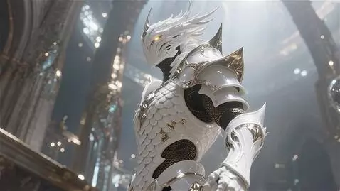 AI Video from prompt: a 360 of this dragon warrior