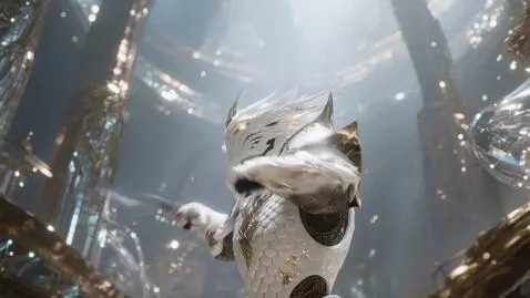 AI Video from prompt: a 360 of the warrior