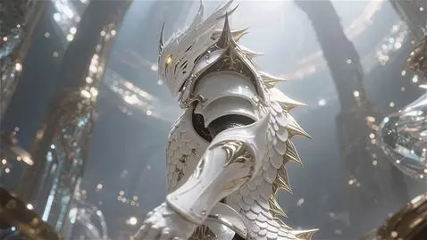 AI Video from prompt: 360 of this warrior bot