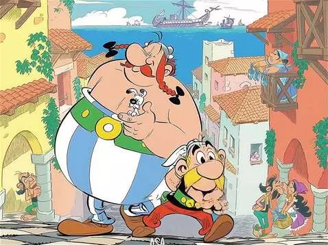 AI Video from prompt: asterix playing