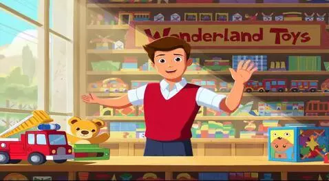 AI Video from prompt: a man is waving his hand