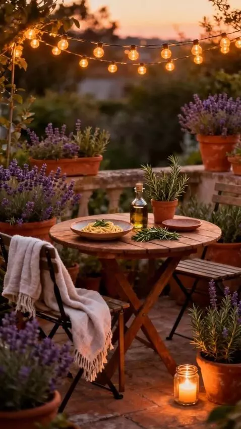 AI Video from prompt: Элегантная девушка в платье подходит к столику у