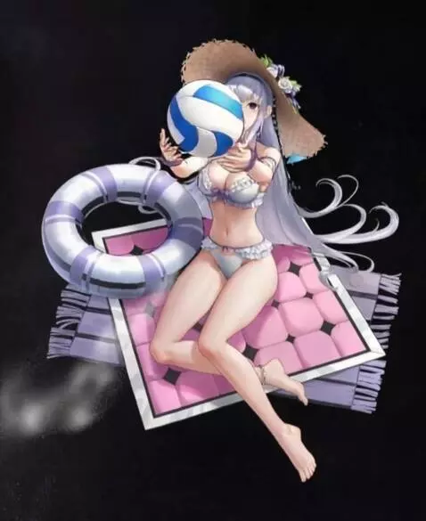 AI Video from prompt: A volleyball flies towards a girl. She deftly ca