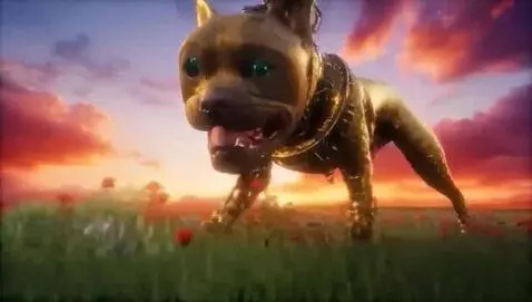 AI Video from prompt: My beautiful tri-color American Bully girl, Sunn