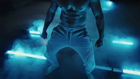 AI Video from prompt: An overhead camera glides in a slow circular orb