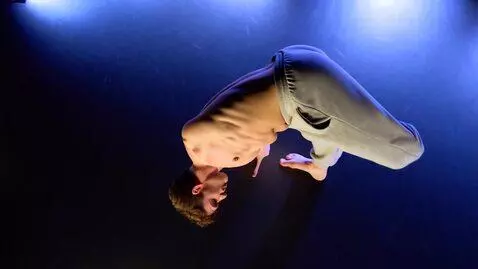 AI Video from prompt: Cinematic overhead shot looking straight down at