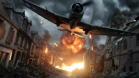 AI Video from prompt: Epic cinematic battle scene