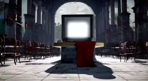 AI Video from prompt: ame French café from before, now emptied, quiet 