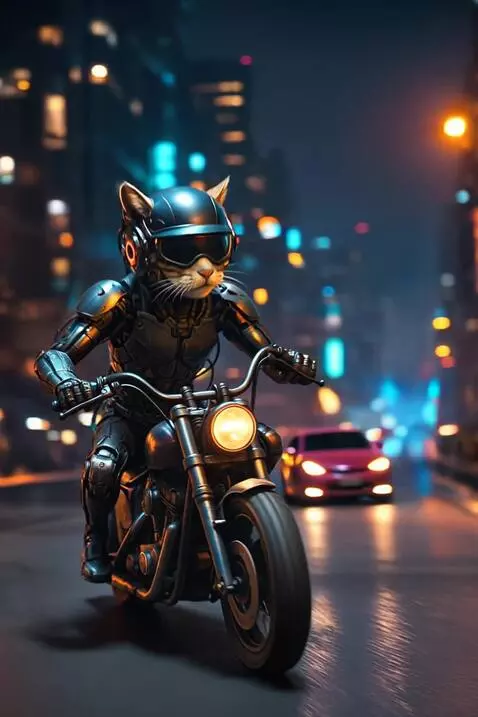 AI Video from prompt: Conduce a velocidad,adrenalina,vertigo,cinematog
