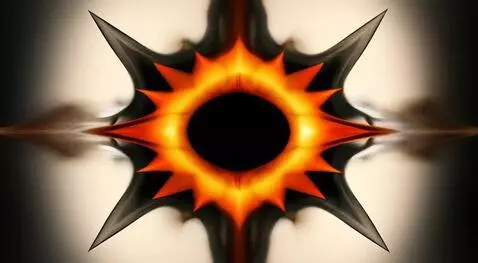 AI Video from prompt: An abstract digital artwork blending geometric s