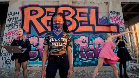 AI Video from prompt: These girls want to start CHAOS