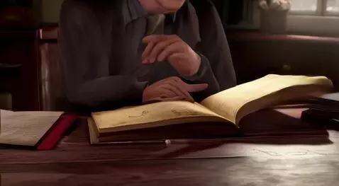 AI Video from prompt: Realistic video of man studying the Bible