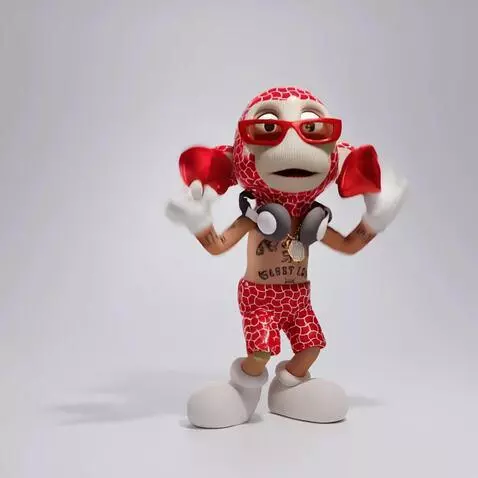 AI Video from prompt: lets get this monkey beast dancing and throwing 