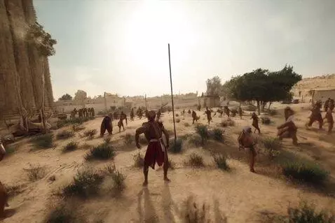 AI Video from prompt: Spartan VS Muslims