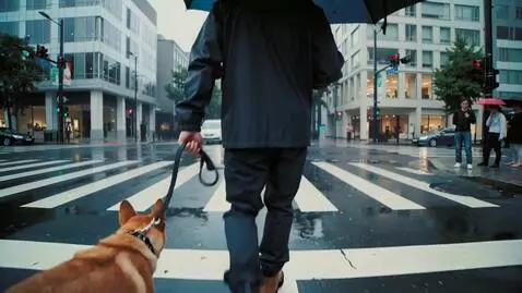 AI Video from prompt: Непрерывная сьемка с видом от первого лица пешех