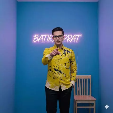 AI Video from prompt: Seorang pria berdiri sambil berjalan ke depan. T