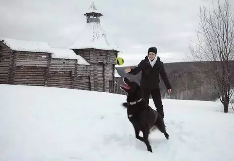 AI Video from prompt: Heartwarming 5-second video of a dog playing joy