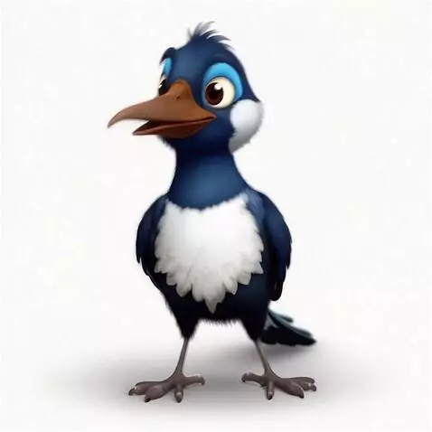 AI Video from prompt: птица произносит текст "Срочные новости мои доро