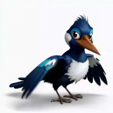 AI Video from prompt: птица говорит "Это у вас ноги а мы когда улетаем