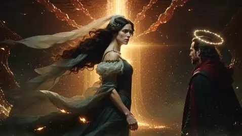 AI Video from prompt: 16:9 • hyperreal Renaissance-mythic aesthetic • 