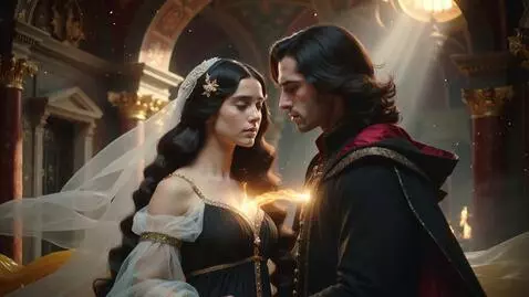 AI Video from prompt: 16:9 • hyperreal Renaissance-mythic aesthetic • 