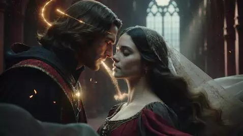 AI Video from prompt: 16:9 • hyperreal Renaissance-mythic aesthetic • 