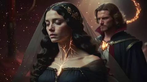 AI Video from prompt: 16:9 • hyperreal Renaissance-mythic aesthetic • 